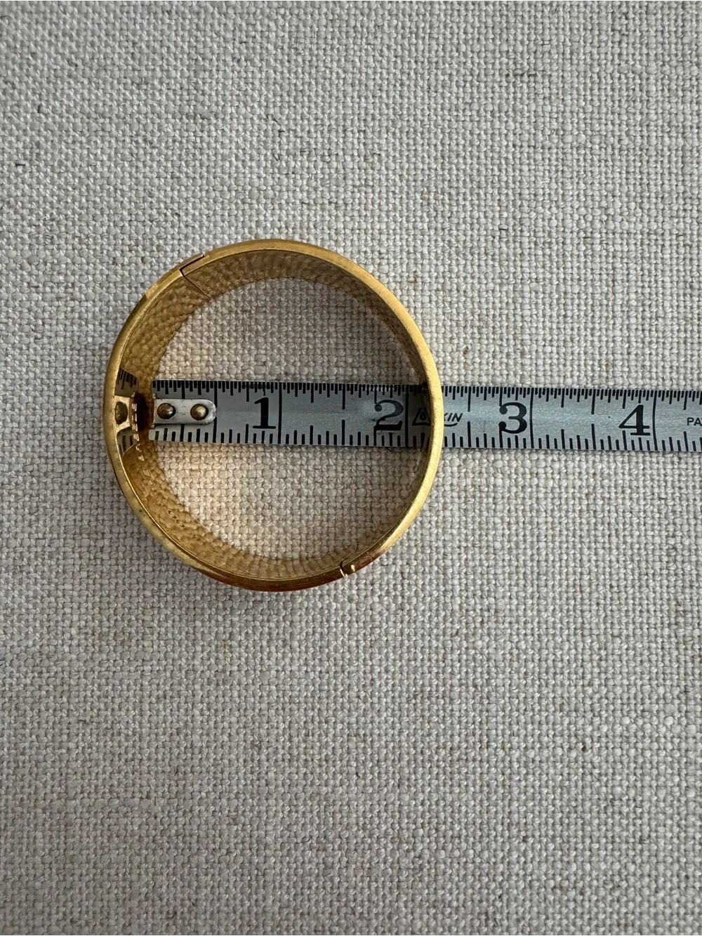 kate spade Gold and Cream Geo-Pattern Bangle Bracelet - Picture 5 of 5